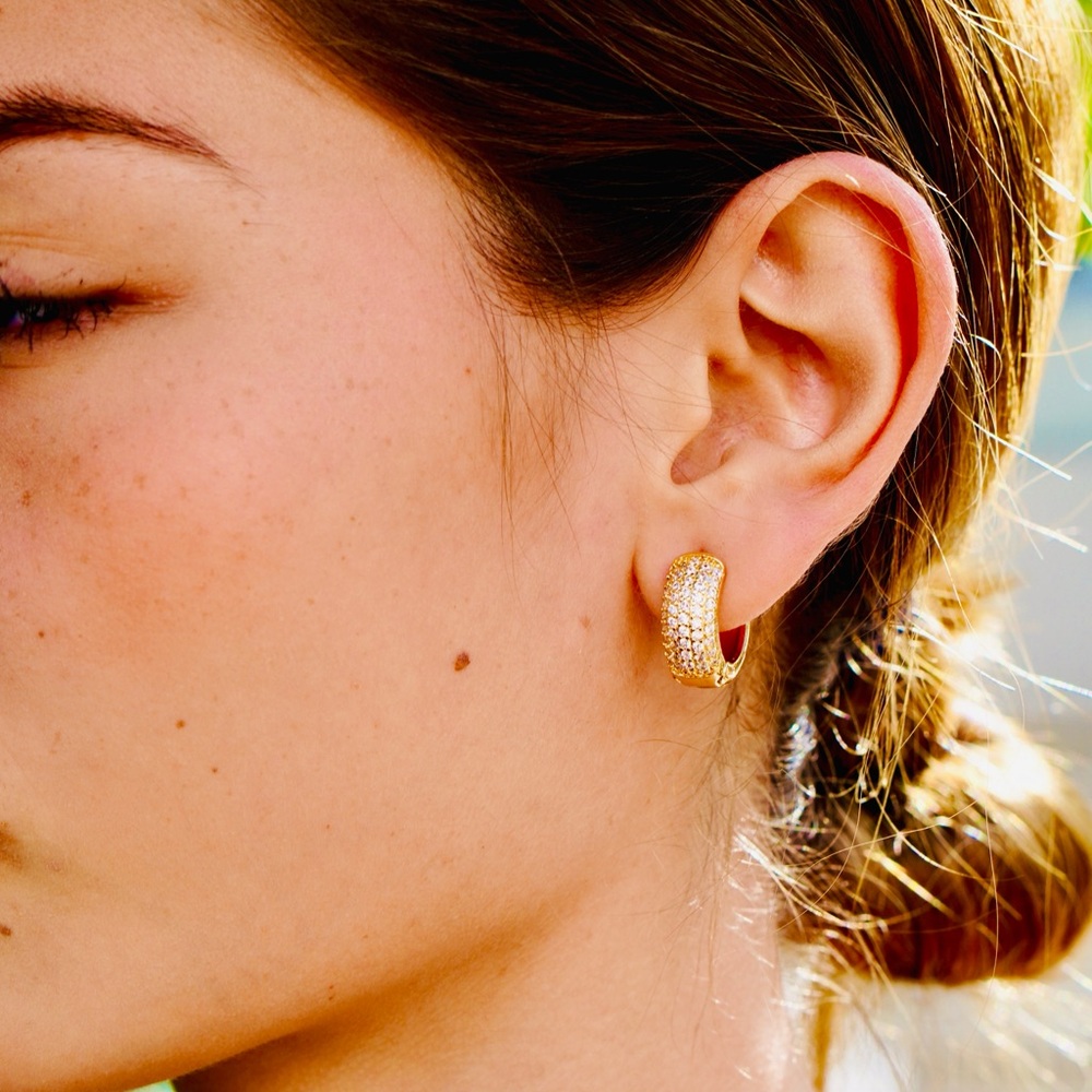 Elegant Gold Hoop Earrings